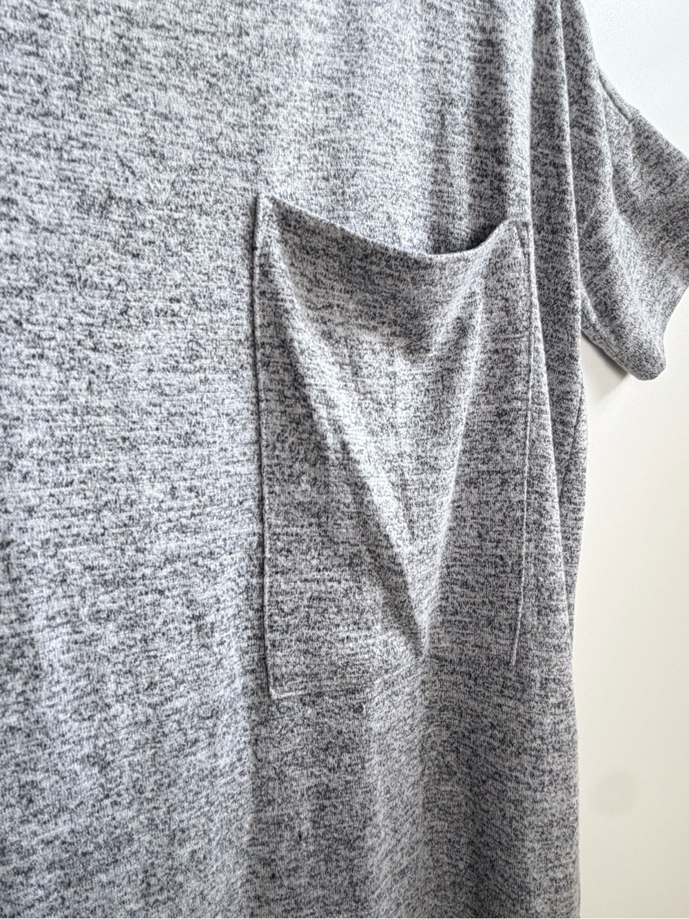 rag & bone/JEAN Marled Pocket Tee Gray Size Small - Picture 5 of 13